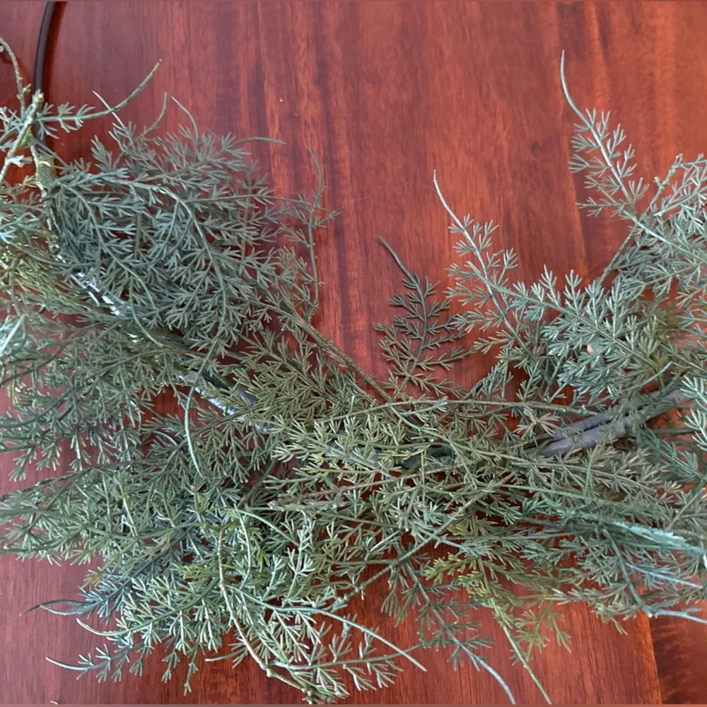 Door Wreath, Simple Greenery Design, Great Condition!
